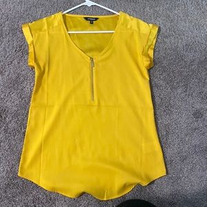 Express zip front dress top